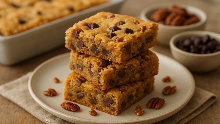 CopyCat Applebee's Blonde Brownies