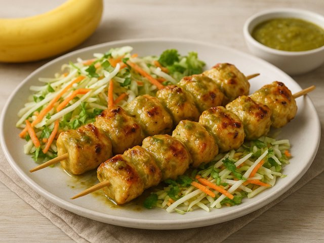 CopyCat Chi-Chi's Salsa Verde Chicken Kabobs
