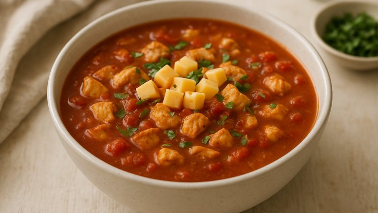 Copycat Chili's Chicken Enchilada Soup