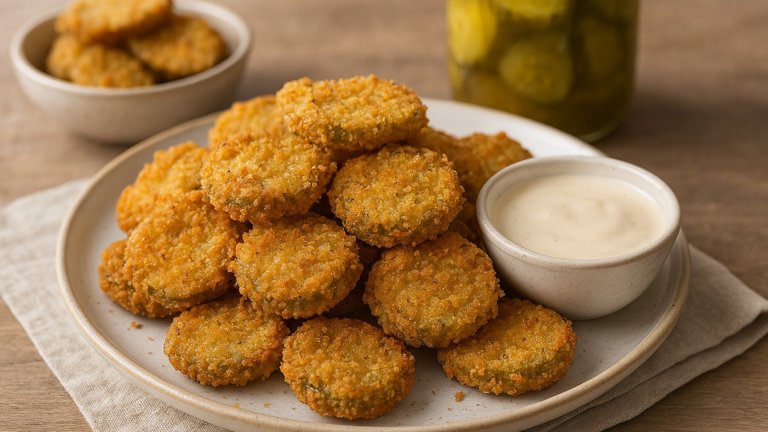 CopyCat Fried Pickles