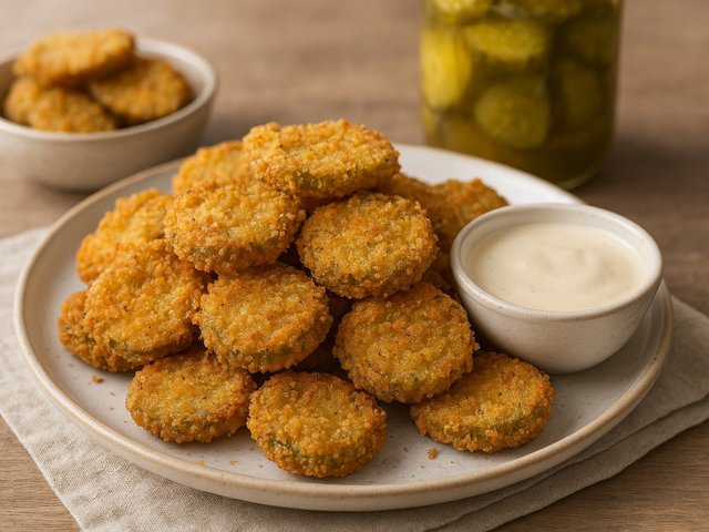 CopyCat Fried Pickles