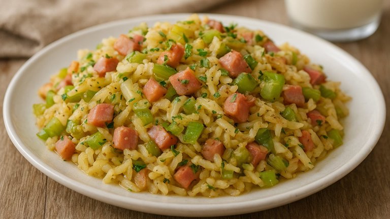 CopyCat Honey Baked Ham Potato Ham Hash