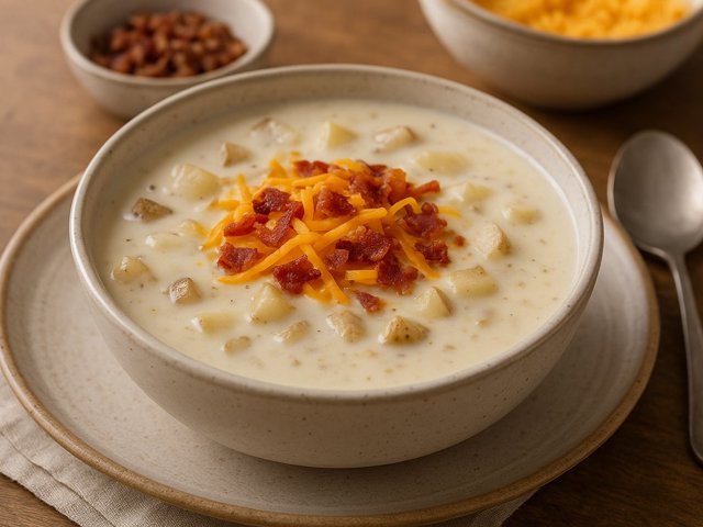 CopyCat Houlihan's Baked Potato Soup