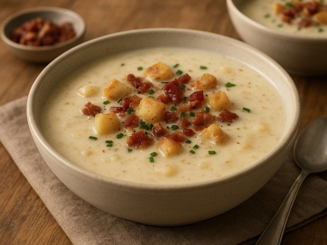 CopyCat Houlihan's Baked Potato Soup