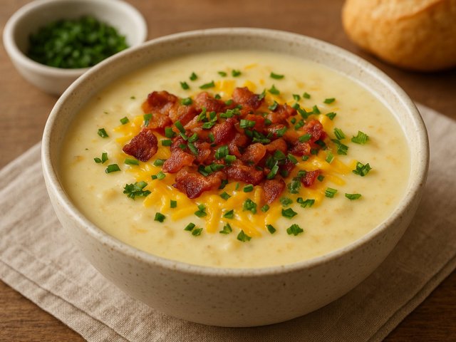 Copycat O'charley's Baked Potato Soup