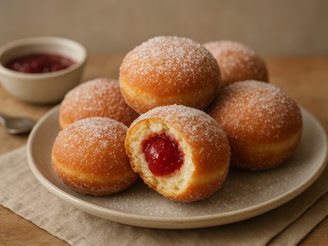 CopyCat Old Fashioned Jelly Doughnuts