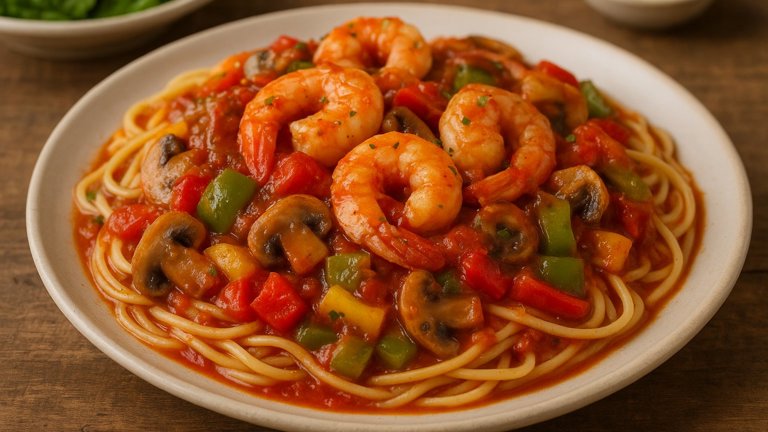CopyCat Olive Garden Shrimp Primavera
