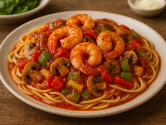 CopyCat Olive Garden Shrimp Primavera
