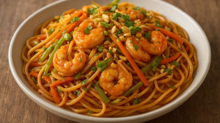 CopyCat Planet Hollywood Thai Shrimp Pasta