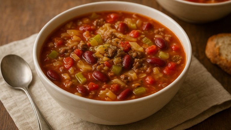 CopyCat Shoney's Beef Cabbage Soup