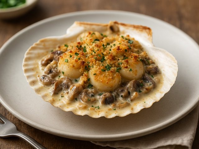 Coquilles St. Jacques (Sea Scallop Gratin)