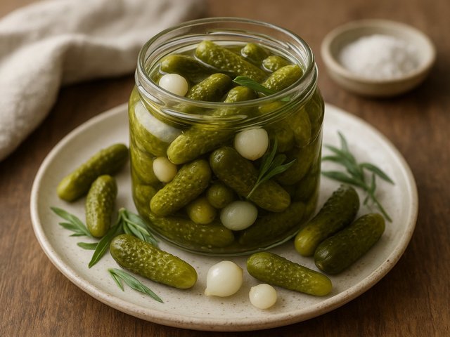 Cornichons (Pickled Gherkins)