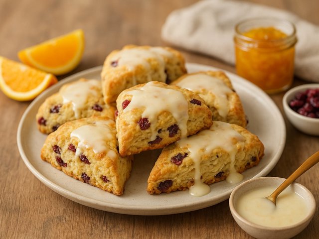 Cranberry Orange Scones