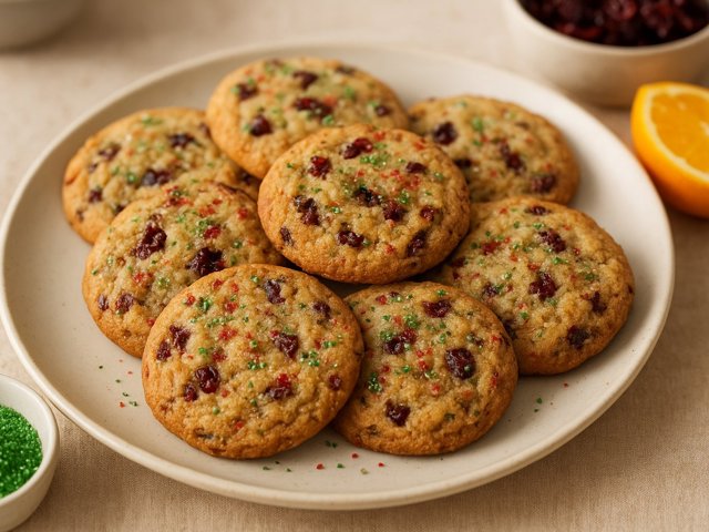 Cranberry-Orange Spice Cookies