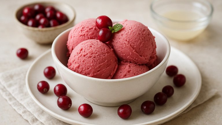 Cranberry Sherbet
