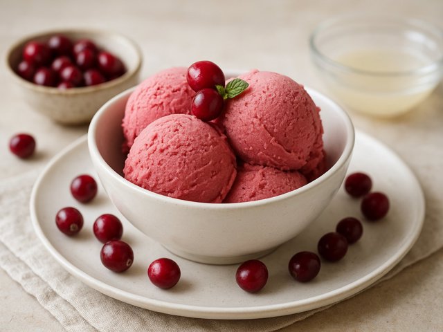 Cranberry Sherbet