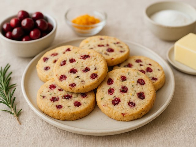 Cranberry Shortbread