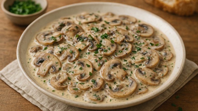 Creamed Mushrooms