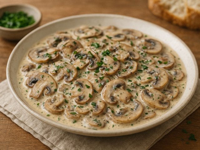 Creamed Mushrooms