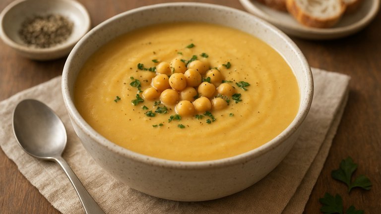 Creamy Chickpea Soup