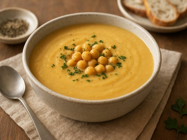 Creamy Chickpea Soup