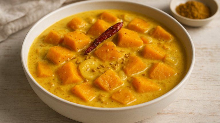 Creamy Fenugreek-Spiced Pumpkin
