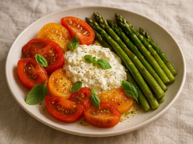Creamy Feta & Tomato Salad