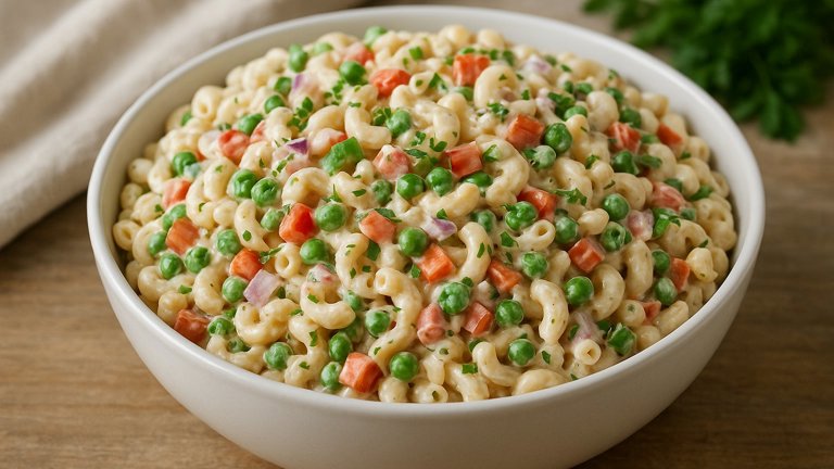Creamy Macaroni Salad For A Crowd