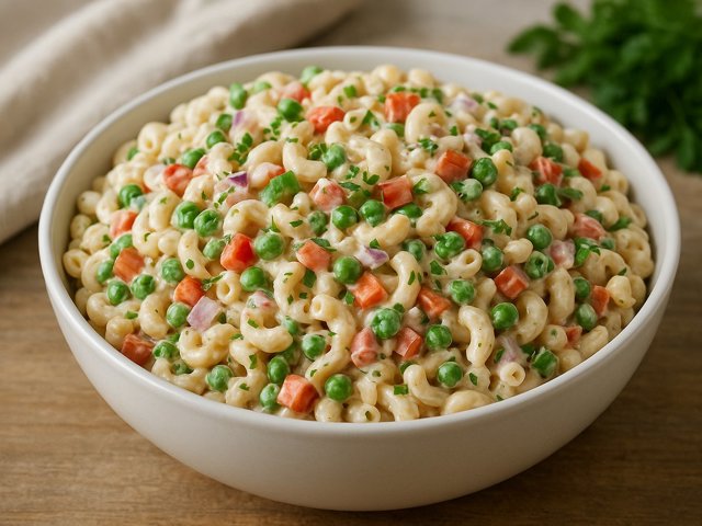 Creamy Macaroni Salad For A Crowd