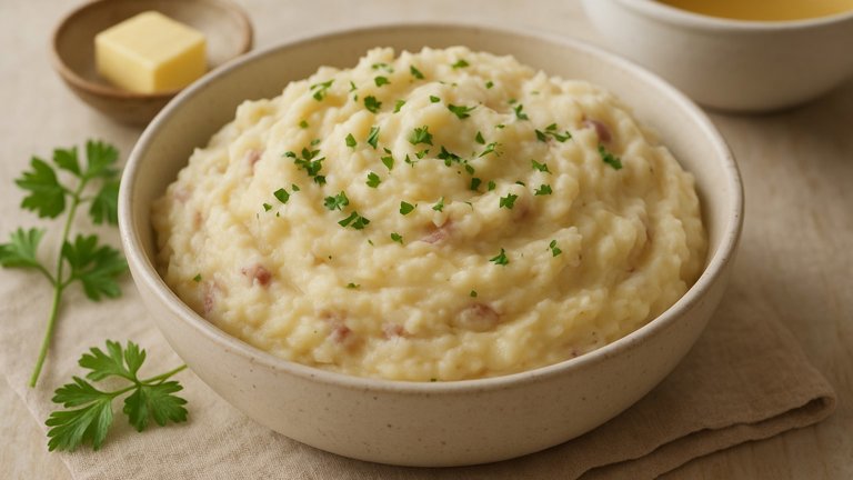 Creamy Mashed Baby Reds