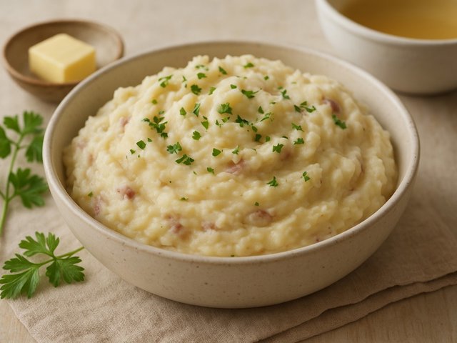 Creamy Mashed Baby Reds