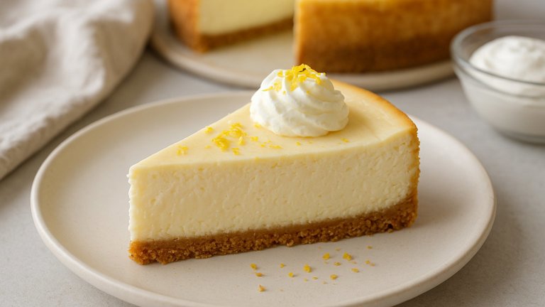 Creamy Water-Bath Cheesecake