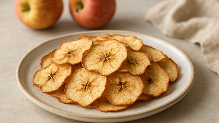 Crispy Baked Apple Chips