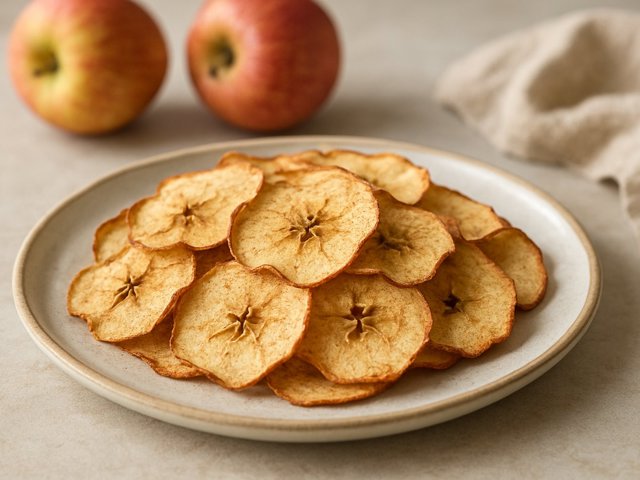 Crispy Baked Apple Chips