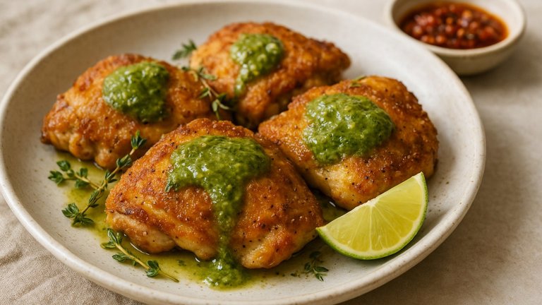 Crispy Chicken Thighs