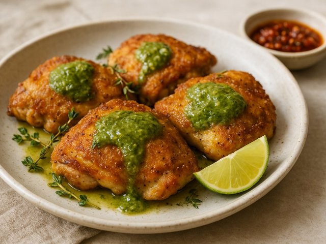 Crispy Chicken Thighs