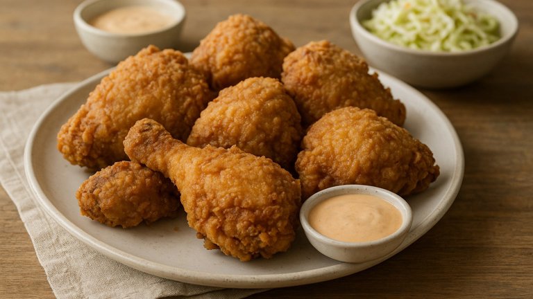Crispy Deep-Fried Chicken