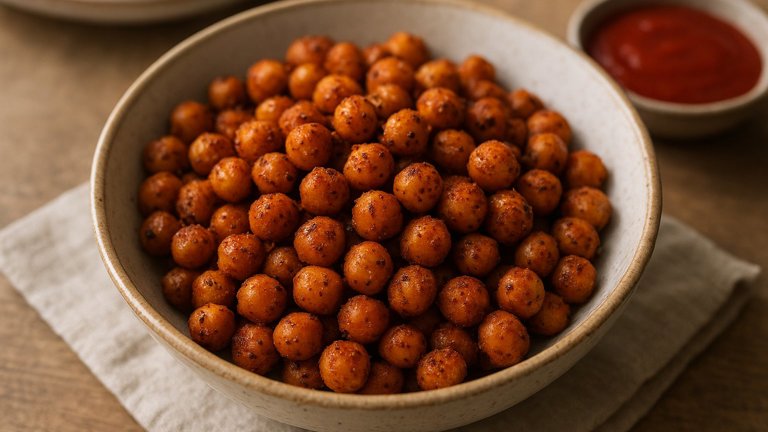 Crispy Five-Spice Chickpeas