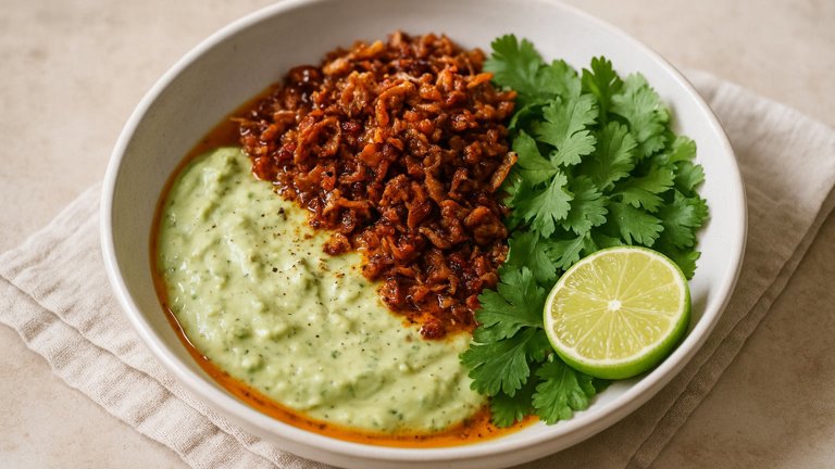 CRISPY ONION, GARLIC, AND CHILE OIL