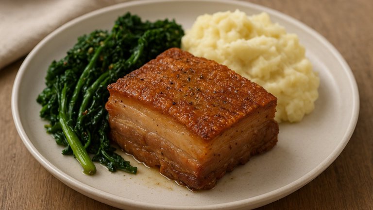 Crispy Pan-Roasted PORK Belly