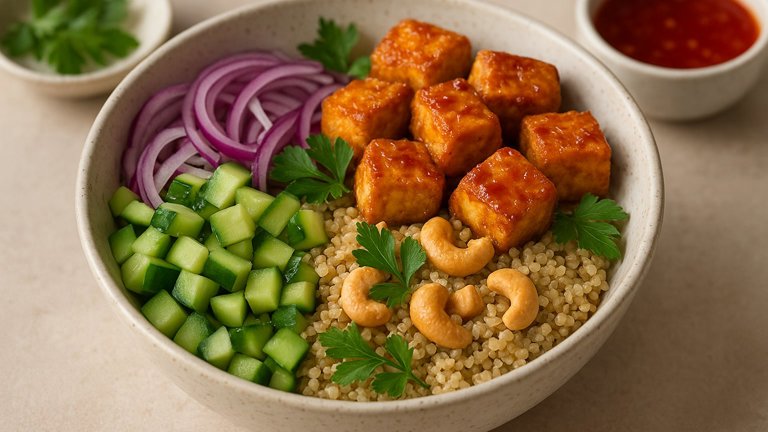 Crispy Tofu Bowls