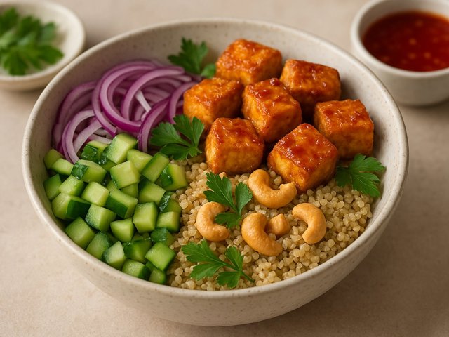 Crispy Tofu Bowls