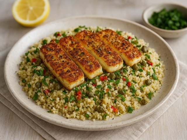 CRISPY ZAATAR HALLOUMI