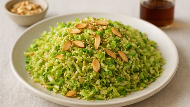Crunchy Green Cabbage Salad