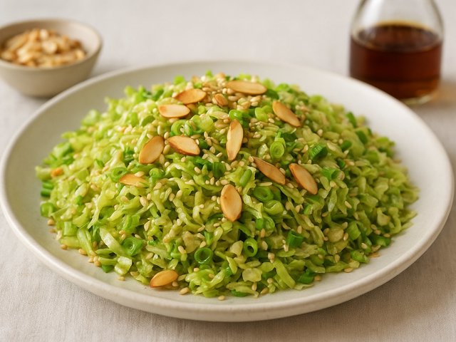 Crunchy Green Cabbage Salad
