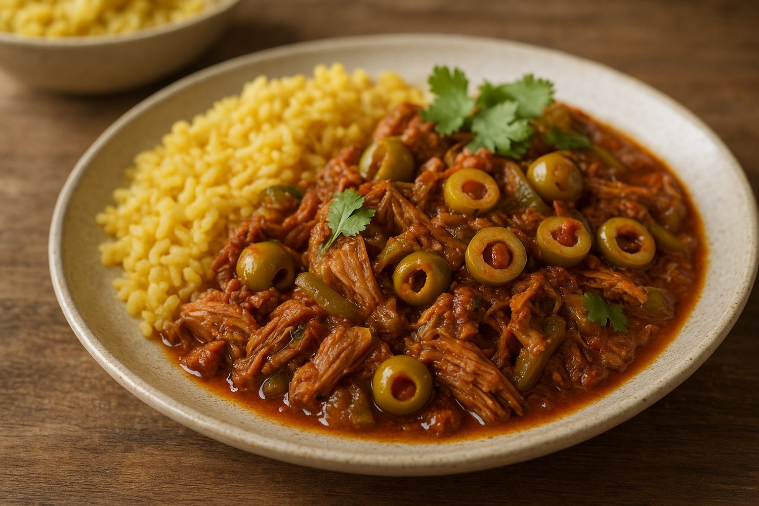 Cuban-Style Pulled Pork With Olives