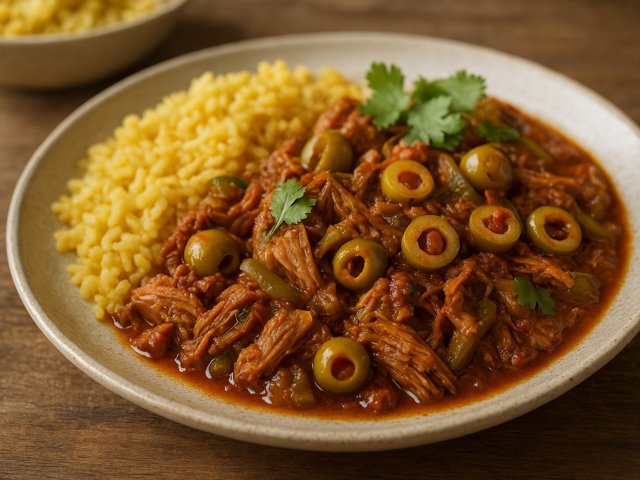Cuban-Style Pulled Pork with Olives
