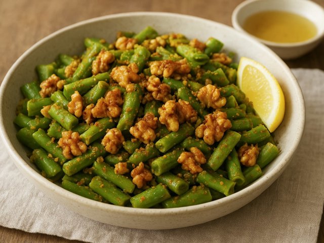 Cumin Walnut Runner Beans