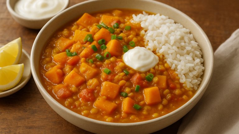 Curried Butternut Squash Stew