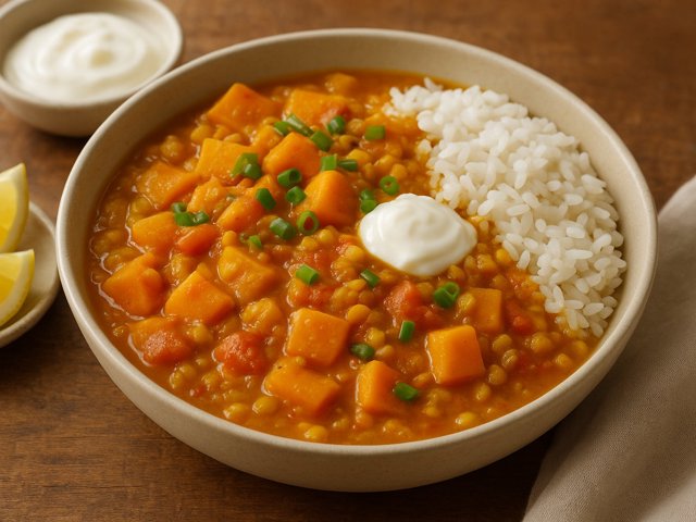 Curried Butternut Squash Stew
